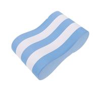 Toyvian Swim Training Leg Float EVA Pull Buoy for Upper Body Strength Swimming Aid and Adults Pool Kickboard Lightweight Blue White
