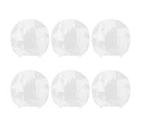 Toyvian Table Tennis Racket Accessory 6Pcs Double-Sided Thickened Adhesive Rubber Film for Sturdy Protection