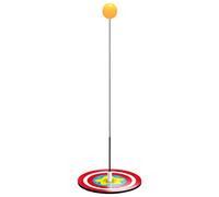Toyvian Table Tennis Trainer Flexible Shaft Training Tool Single Player with Plastic and Wood Materials for Personal Training and Outdoor Sports Practice