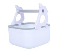Toyvian Tabletop Bird Perch Stand with Removable Plastic Tray for Parakeets and Cockatiels, Portable Parrot Desktop Stand Featuring Mess-free Living and Sturdy Secure Design, for Office