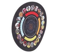 Toyvian Tarot Card Altar Mat Washable Decorative Tablecloth for Divination Tarot Reading Lightweight Compact Design for Easy Storage Skid Performance for Secure Use