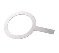 Toyvian Tea Easy to Use and Clean Stainless Steel Baking Cup Rim Protective Cover for Cafe and Restaurant Use, for People Who Like Handmade Drinks