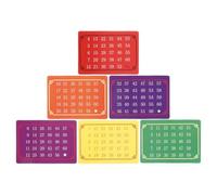 Toyvian Telepathic Mind Reading Cards 5 Sets Paper Number Card Tricks for Close-Up Stage Interactive Mental Games