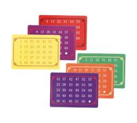 Toyvian Telepathic Number Cards Mind Reading Toy for Stage Performances Party Tricks 5 Sets Interactive Close-up Props