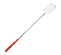 Toyvian Telescopic under Vehicle Inspection Mirror with Large Square Reflective Surface, Lightweight Iron Construction, Portable Foldable Design for Mechanical Maintenance and Automotive