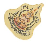 Toyvian Thai Buddha Fridge Magnet Hand-painted Kitchen Souvenir with Magnetic Back for Refrigerator Decoration and Office Whiteboard Display