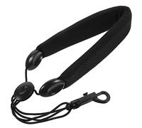 Toyvian Thick Cotton Saxophone Neck Strap with Locking Spring Hook Durable and Comfortable Sax Holder for Soprano Tenor Alto Sax Suitable for Oboe Clarinet Bassoon Instruments