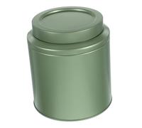 Toyvian Tinplate Loose Tea Organizer with Good Sealing and Not Easy to Break Features Household Tea Canisters for Beans and Beads Kitchen Storage Jar with Airtight Lid
