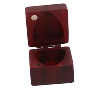 Toyvian Tiny Guitar Pick Holder Elegant Wooden Organizer for Guitar Picks Practical Storage for Musicians for Travel Concerts and Daily Use