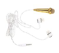 Toyvian Tiny Microphone for Singing Podcasting Interviews Compact Phone Microphone for Recording
