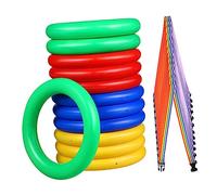 Toyvian Toddler Leash Ropes Set 12 Pieces Anti-Lost Traction Ropes with Adjustable Buckles for Preschool