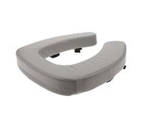 Toyvian Toilet Seat Cushion Height Increasing Design with Waterproof PU and Sponge Material, Comfortable Bathroom Support Pads for Elderly Use at Home