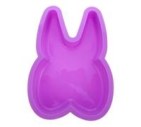 Toyvian Tooth Cake Mold Silicone Food Mold Rabbit Ear Shape Heat-resistant and Cold-resistant Baking Pan for Making Bread and Birthday Cakes Suitable for Beginners and Professional Bakers Random Color