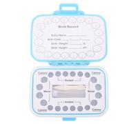 Toyvian Tooth Storage Box with Plastic Material and Specific Labeled Sections Lost Teeth Holder for Travel and Home Display and Small Keepsakes Preservation