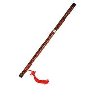Toyvian Traditional Chinese Bamboo Flute Beginner Practice Flute Handcrafted Musical Instrument for Chinese Music Lovers