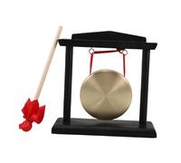 Toyvian Traditional Chinese Gong Stand Decorative Cabbage Meditation Percussion Instrument