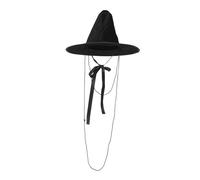 Toyvian Traditional Korean Hanfu Hat for Men Reinforced Flat Top Headdress Secure Fit Stage Prop for Drama Dance Vintage Costume Festival Celebrations Authentic Oriental Performance