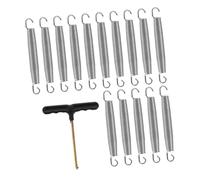 Toyvian Trampoline Springs Durable Tension Replacement Springs for Outdoor Trampolines Compact Convenient Repair Accessories with High Structural Reliability
