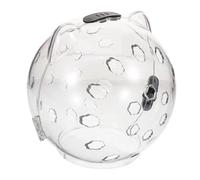 Toyvian Transparent Breathable Cat Hood Helmet Anti-bite Head Shield for Small Cats Wide View Protective Pet Gear for Grooming Bathing Claw Cutting and Post-vet Care