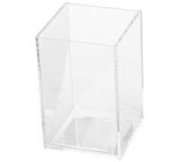 Toyvian Transparent Desktop Aquarium Tank for Goldfish and Betta Fish Multi Function Tabletop Fish Tank with Clear Design for Home Office and Creative Rectangular Without Lid