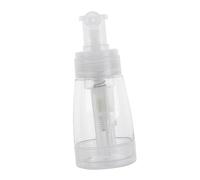 Toyvian Transparent PE Plastic Powder Spray Bottle Reusable Travel Spray Bottle for Talcum Powder Dry Spray and Dust Puff Versatile and Portable Design Random Nozzle Color