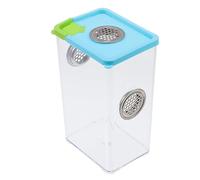 Toyvian Transparent Reptile Breeding Box Practical Feeding Container for Pets Durable and Wear Resistant Insect Habitat for Snakes Turtles Frogs and Lizards