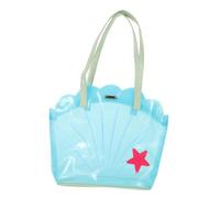 Toyvian Transparent Seashell Tote Bag Large Capacity Summer Beach Handbag for Women Shoulder Shoulder Bag Pool Essential Stylish Clear Design