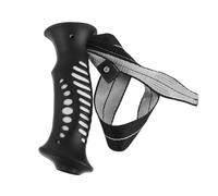 Toyvian Trekking Pole Handle Grip with Wrist Strap, 18mm Hiking Stick Replacement Accessory for Climbing and Mountaineering, Black and White Outdoor Walking Stick Hand Grip