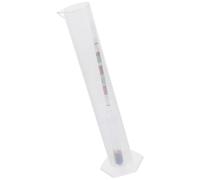 Toyvian Triple Scale Alcohol Hydrometer Wine Meter 3-in-1 Alcohol Hydrometer Glass Reusable Safe and Reliable Test Cylinder for Home Brew Wine and Liquor Measurement