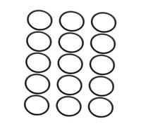 Toyvian Trumpet Mute Accessories 15pcs Cornet Instrument Stop Ring O-type Rubber Ring Trumpet Cornet Slide Stop Pad Rubber Stopper