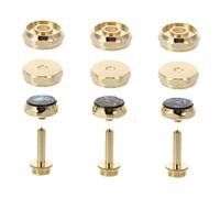 Toyvian Trumpet Repair Kit piston button buckles abalone snap button covers musical instrument tool gilded trumpet valve caps