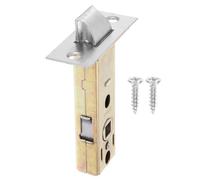 Toyvian Tubular Lever Latch 60mm Backset - Door Lock for Handle Replacement - Easy Installation Metal Catch Bolt for Internal Doors Bedrooms and Bathrooms - Screw Included Hardware Parts