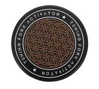 Toyvian Tuning Fork Activator Rubber Puck for Silent and Sustained Tone Therapeutic Vibrational Tool Compatible with Musical Instruments and Sound Healing Sessions