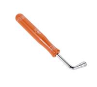 Toyvian Tuning Hammer Tool L Shape Square Shape Wooden Handle Sturdy Metal Precise Tuning User-friendly Operation for Guzheng Musical Instruments Performances