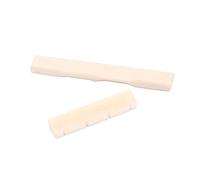 Toyvian Ukulele Bone Replacement Saddle and Nut for Enhanced Easy Installation Fits Various Guitars and Ukuleles
