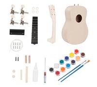 Toyvian Ukulele Diy Kit Paintable Ukulele for Boys and Girls Adults Musical Instrument Ukelele Diy Kit Hawaii Style