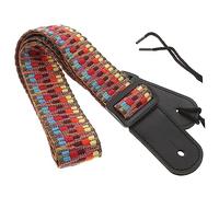 Toyvian Ukulele Shoulder Belt Leather Strap Portable Instrument Accessories for Ukulele Guitar for Live Performances