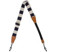 Toyvian Ukulele Strap Adjustable No-Punch Double Hook Cotton Shoulder Strap Royal Blue Plaid Suitable for Most Ukulele Instruments