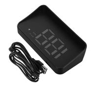 Toyvian Universal Car Gps Speedometer with Green LED Display, Real-time Vehicle Speed Tracker, Plastic Material, Eye-friendly Dashboard Heads-up Display for Accurate Kilometer Reading