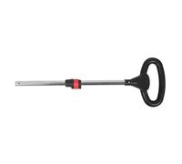 Toyvian Universal Replacement Stroller Handle with Ergonomic Grip, Lightweight Stainless Steel and Plastic Push Bar Handle for Pram and Shopping Cart, for Daily Outings and Travel