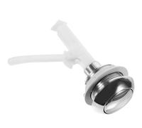 Toyvian Universal Toilet Water Tank Push Button Flush Replacement for Closestool with Rust-Proof Abs Material and Easy to Install Design Suitable for Office and Hotel Bathrooms