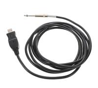 Toyvian USB Guitar Cable 3 Meters for Electric Guitar Audio Recording Adapter Cord with USB Link for Bass, Amp, Pedal and PC Audio Connection