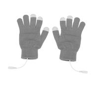 Toyvian USB Heated Winter Gloves Touch Screen Electric Mittens for Home Office Material Warmth for Gaming Writing and Cold Weather Activities