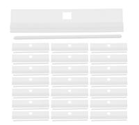 Toyvian Vertical Blind Replacement Slats Accessories Sturdy White Pvc Material 30pcs with Smooth Operation and Wear Resistance for Window Blinds for Home and Office