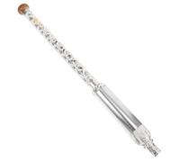 Toyvian Vertical Ethnic Bawu Flute G Tuning Detachable Blue and White Porcelain Colour Chinese Musical Instrument Vertical Blowing Folk Instrument