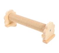 Toyvian Vertical Sisal Cat Scratching Post with Solid Wood Core Durable Indoor Scratch Pole for Cats and Kittens Keeps Paws Healthy and Protects Furniture