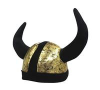 Toyvian Viking Helmet Halloween Caps Ox Horn Middle Ages Medieval Viking Age Helmet Berserker Soldier Warrior Costume Hat Halloween Prop