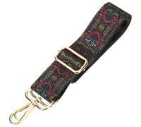 Toyvian Vintage Banjo Strap Adjustable Guitar Strap with Printed Retro Design for String Banjo Players and Stage Use