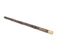 Toyvian Vintage C Key Bamboo Flute Traditional Chinese Dizi Dragon Phoenix Design Handmade Musical Instrument for Beginners Student Practice and Exams