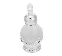 Toyvian Vintage Glass Dropper Bottle Refillable Perfume Container for Essential Oils Lotion Toner Elegant Arabia Style Storage Vessel Travel Gift for Valentine S Christmas Birthdays